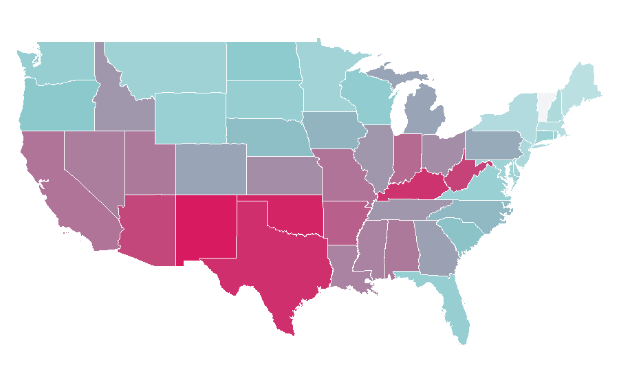 Affinity by region — Scream (1996 film), United States