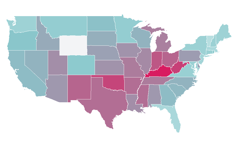 Affinity by region — Scream 2, United States