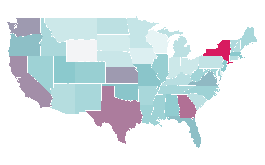 Affinity by region — Scribd, United States