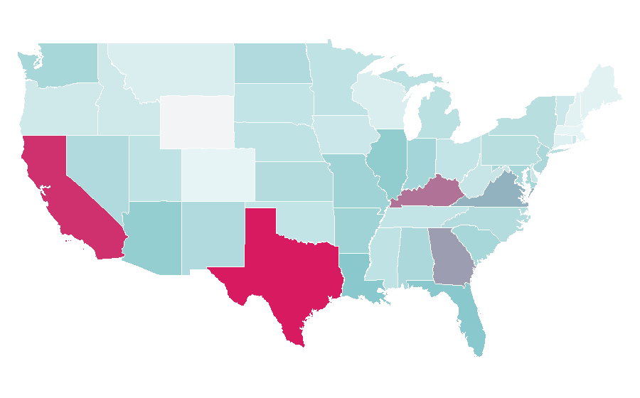 Affinity by region — Scrubber, United States