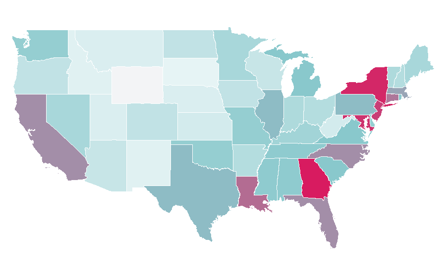 Affinity by region — Seal, United States