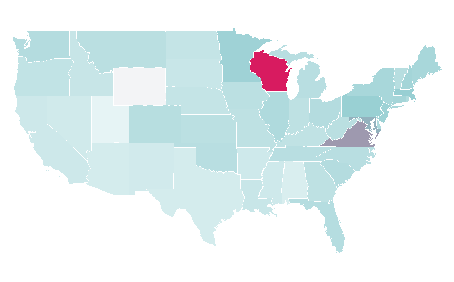Affinity by region — Sean Duffy, United States