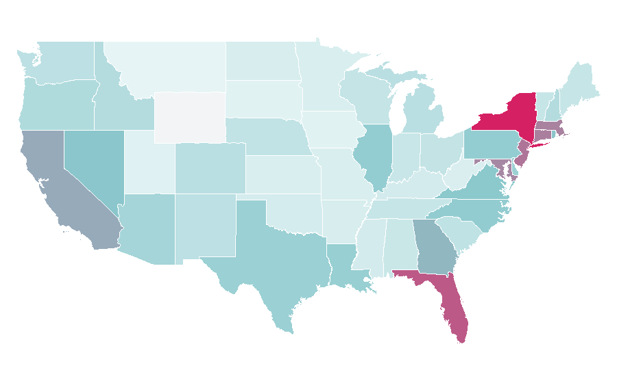 Affinity by region — Sean Paul, United States