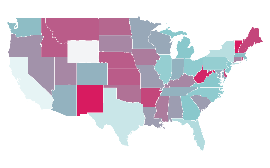 Affinity by region — Search for extraterrestrial intelligence, United States