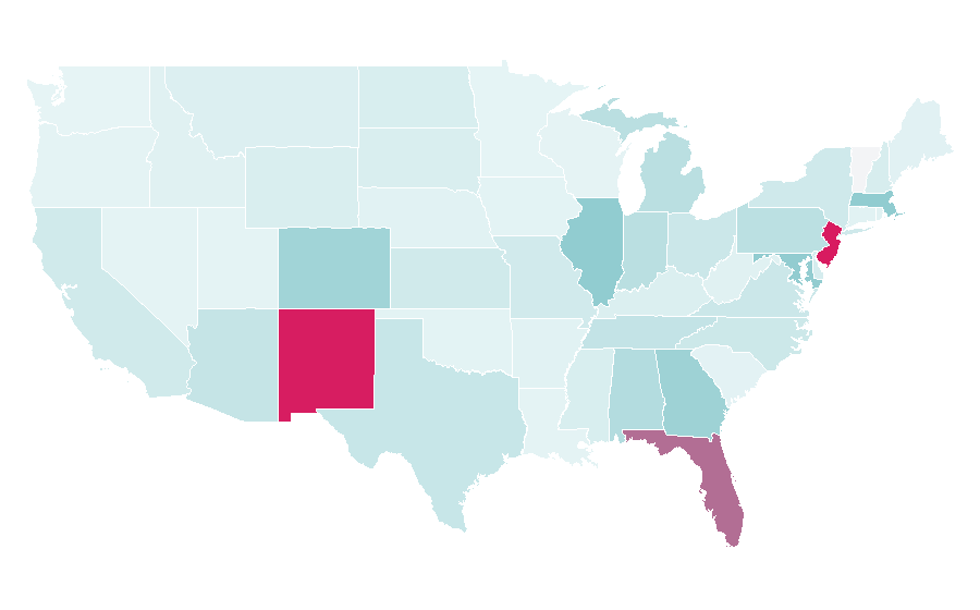 Affinity by region — Seasons 52, United States