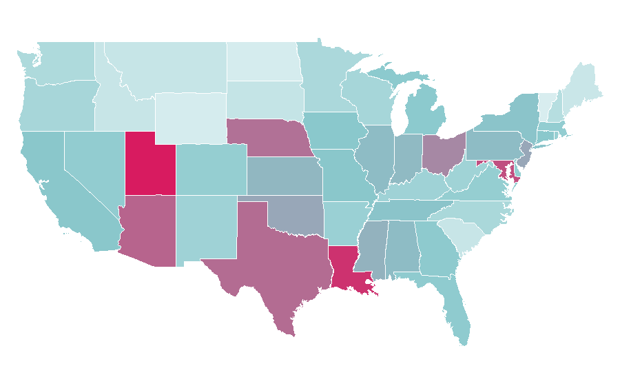 Affinity by region — SeatGeek, United States