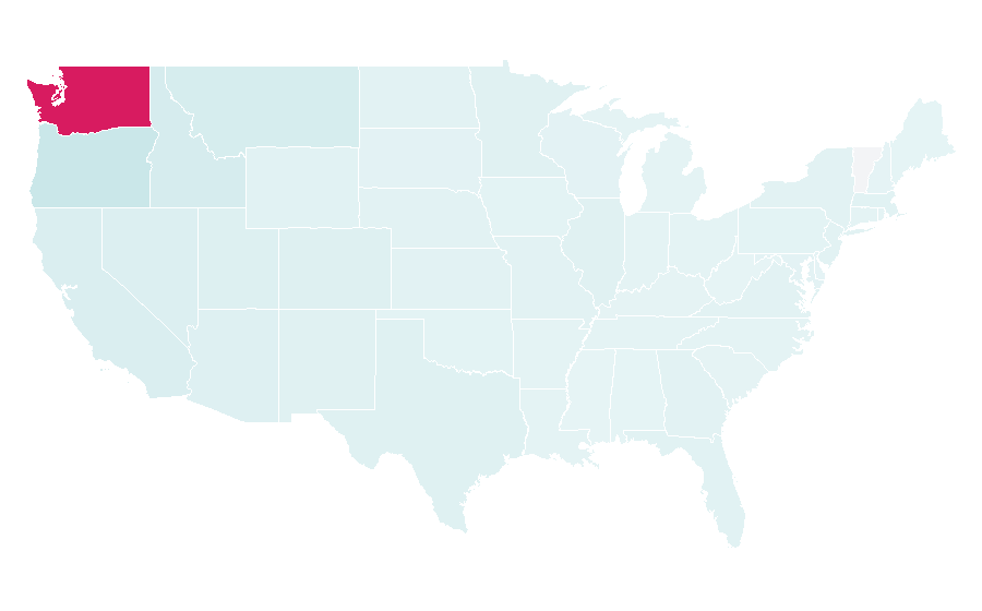 Affinité par région — Seattle, États-Unis