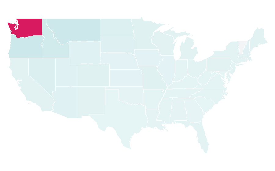 Affinity by region — Seattle Kraken, United States