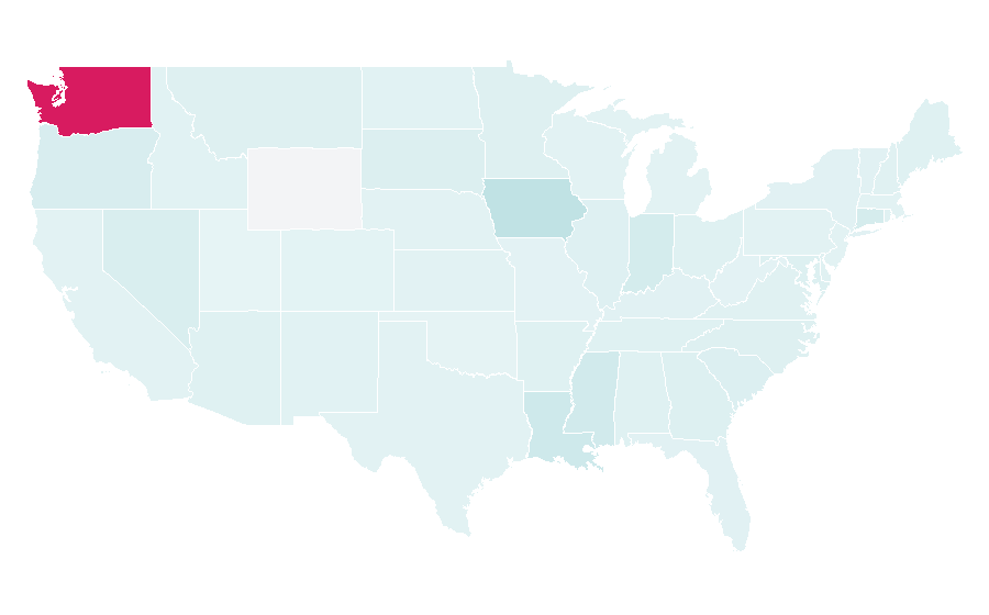 Affinity by region — Seattle Storm, United States