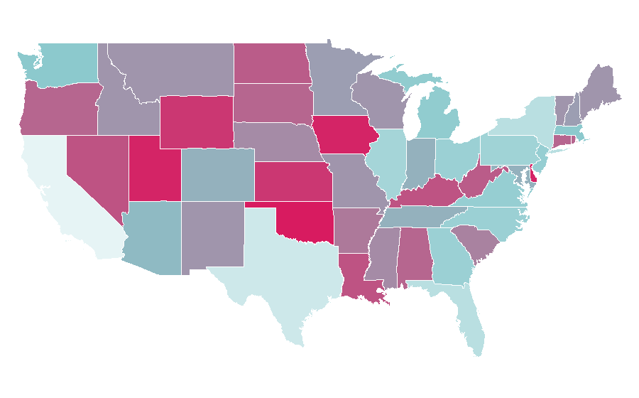 Affinity by region — Secure Digital, United States