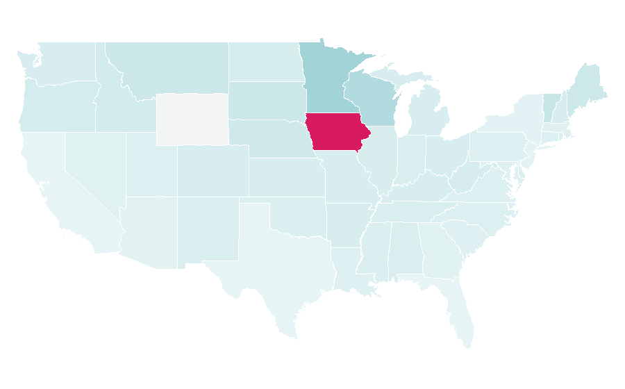 Affinity by region — Seed Savers Exchange, United States