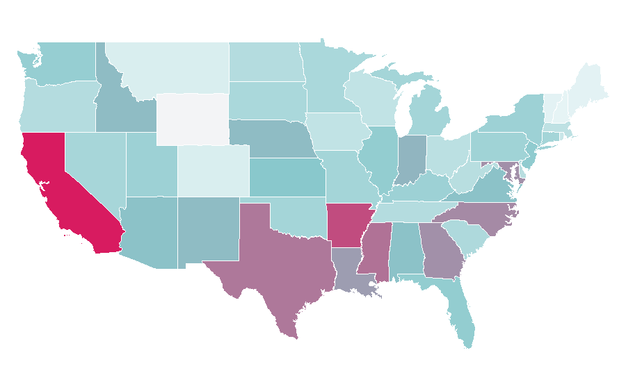 Affinity by region — Self Esteem, United States
