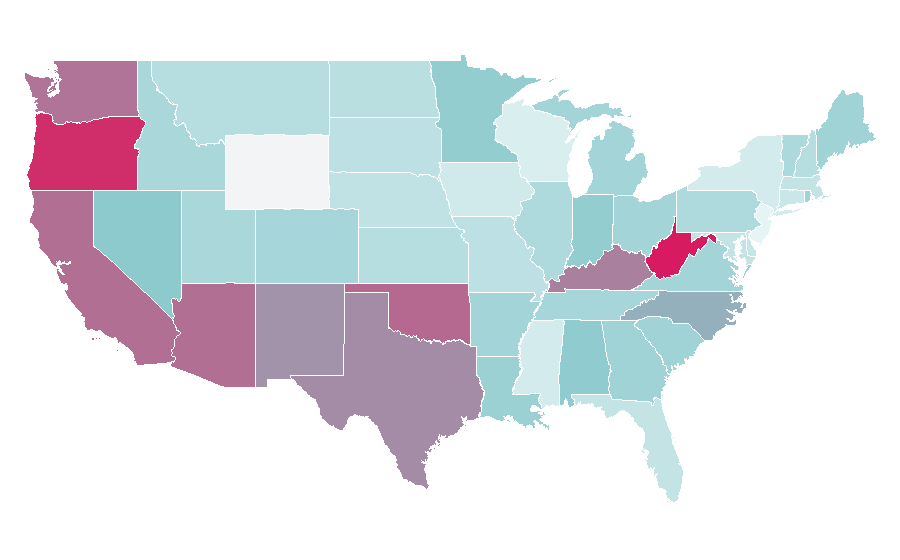 Affinity by region — SEMATARY, United States