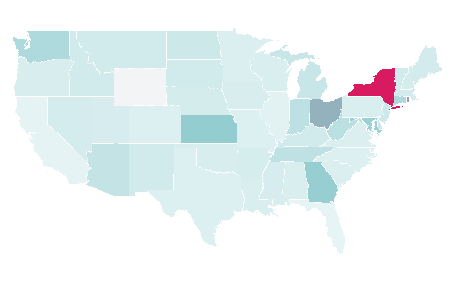 Affinity by region — Seneweb.com, United States