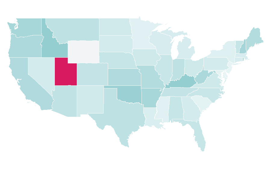 Affinity by region — Serious Black, United States