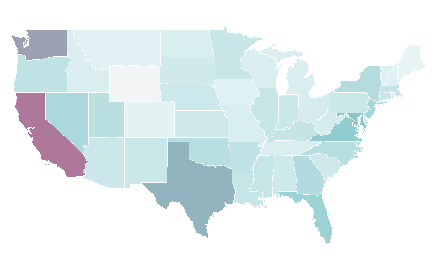 Affinity by region — seventeen, United States