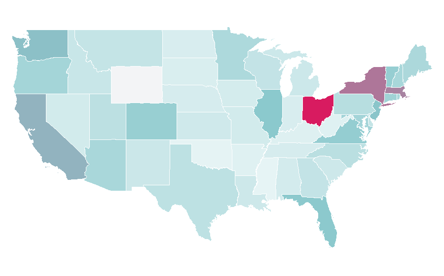 Affinity by region — Seville, United States