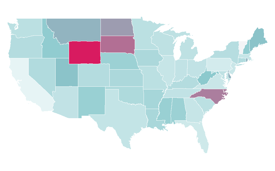 Affinity by region — Sexy Jeans, United States