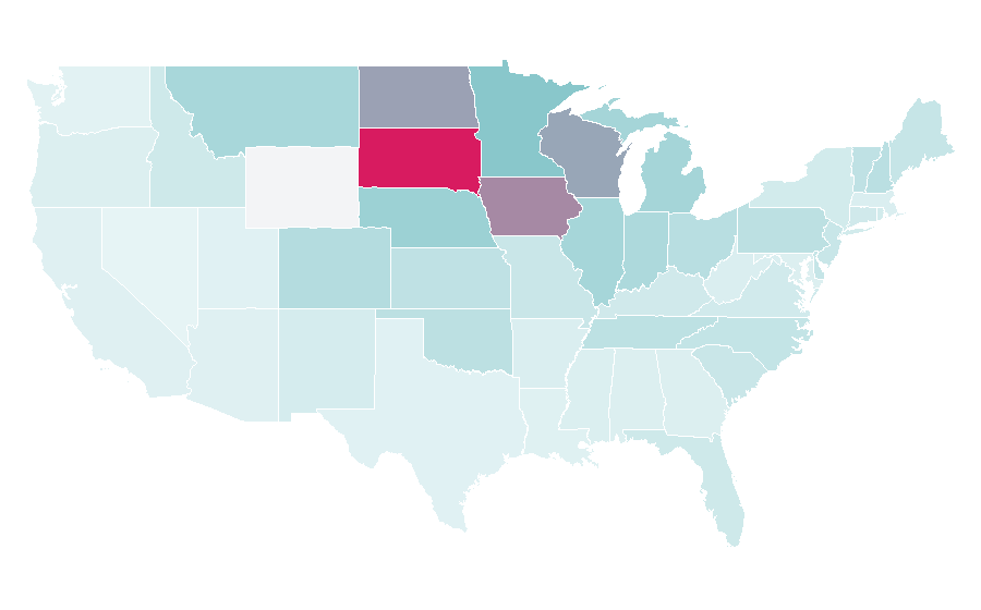 Affinity by region — Shaklee, United States