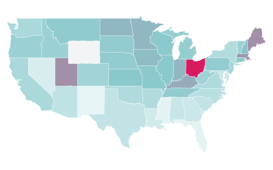 Affinity by region — shawshank redemption, United States