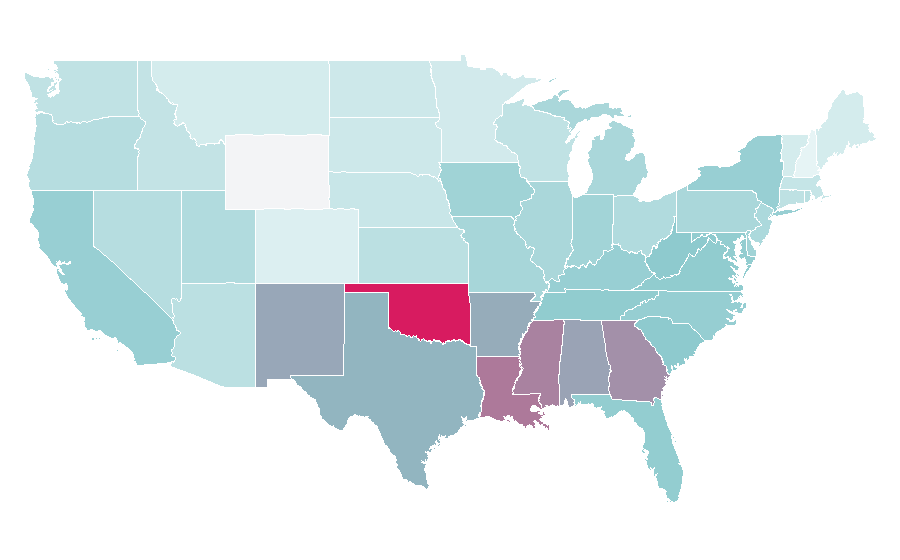 Affinity by region — S.H.E, United States