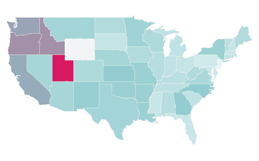 Affinity by region — Sheer fabric, United States