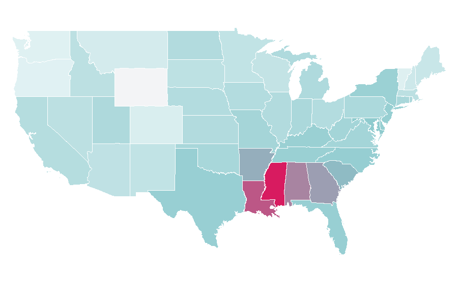 Affinity by region — SHEIN, United States