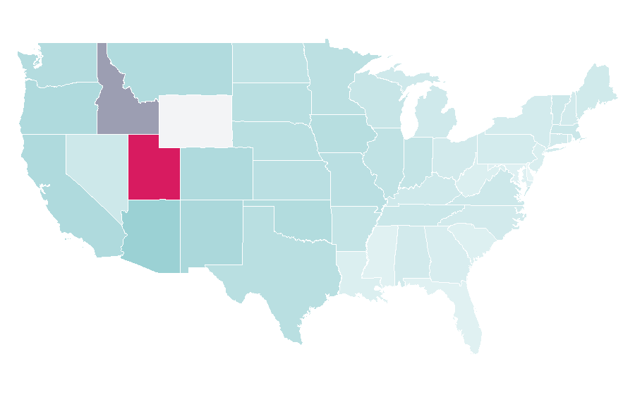 Affinity by region — She's the Man, United States