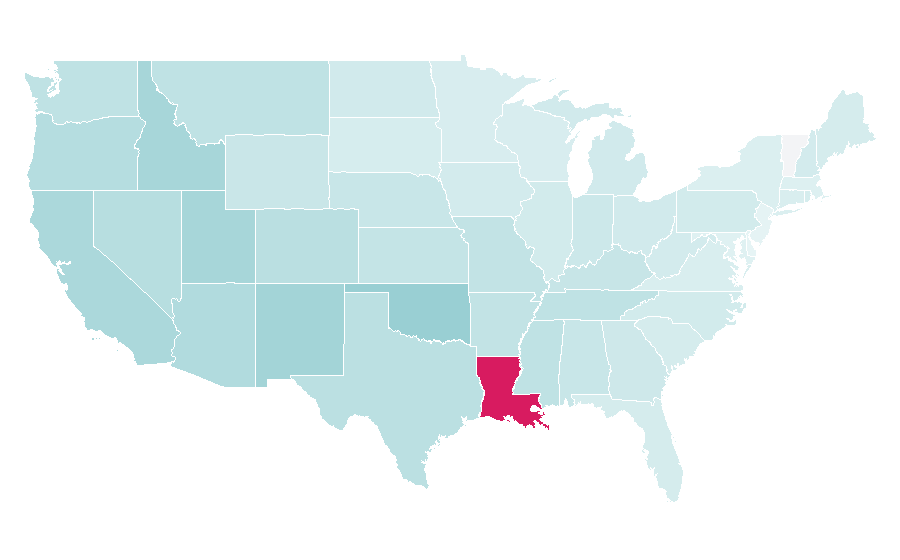 Affinity by region — Shia LaBeouf, United States