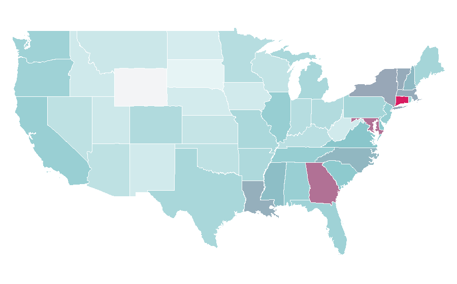 Affinity by region — Shonda Rhimes, United States