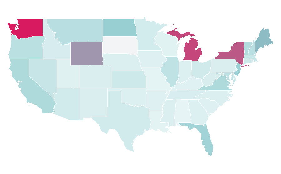 Affinity by region — Shoppers Drug Mart, United States