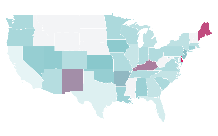 Affinity by region — Shopping and fashion, United States