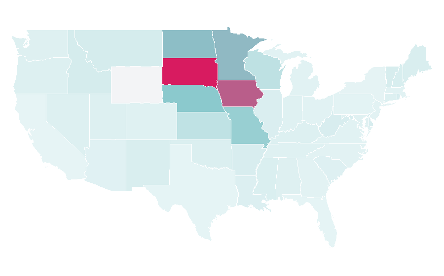 Affinity by region — Shouse, United States