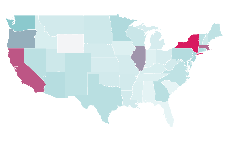Affinity by region — Shygirl, United States