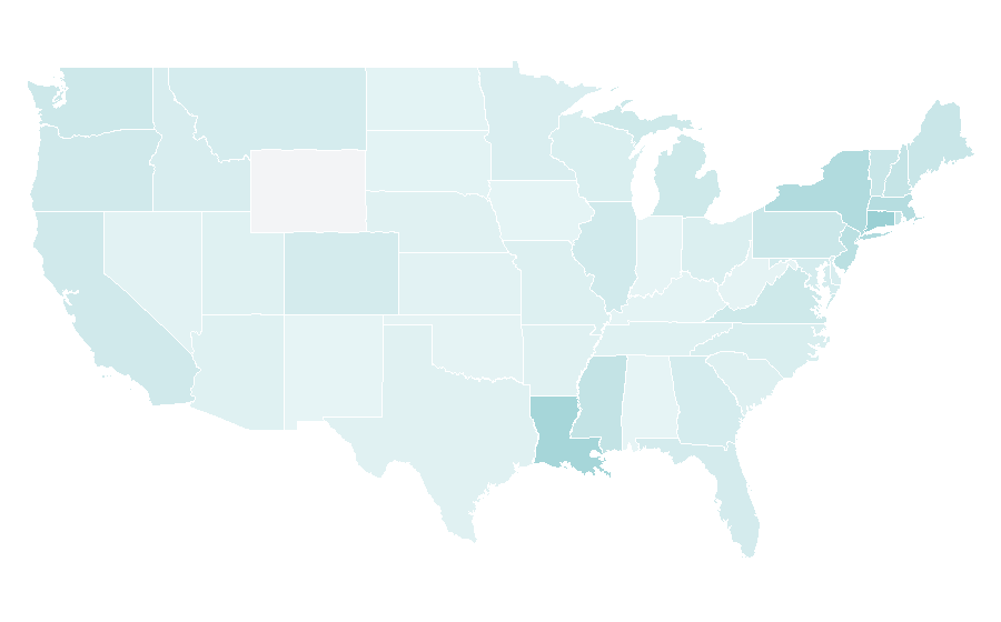 Affinity by region — Sicily, United States