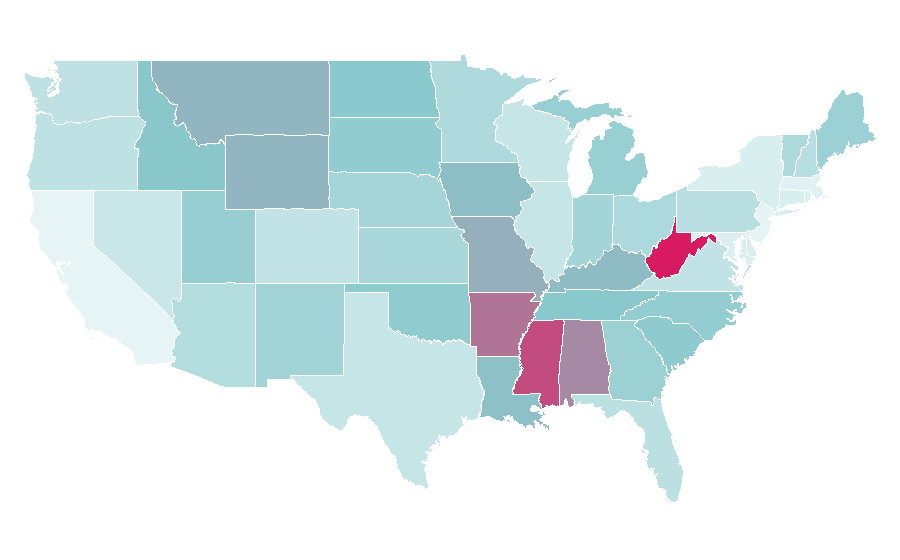 Affinity by region — Side by Side (UTV), United States
