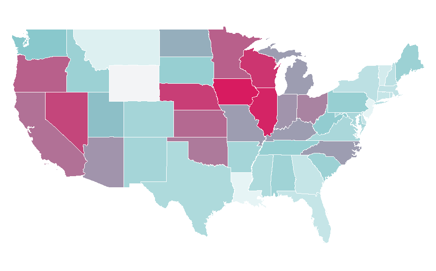 Affinity by region — Sierra Mist, United States