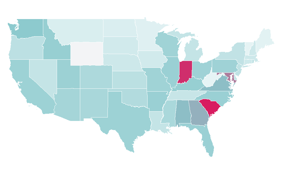 Affinity by region — Silks, United States