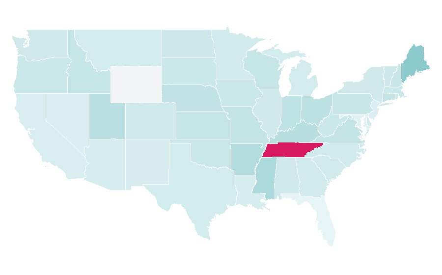 Affinity by region — Silly Goose, United States