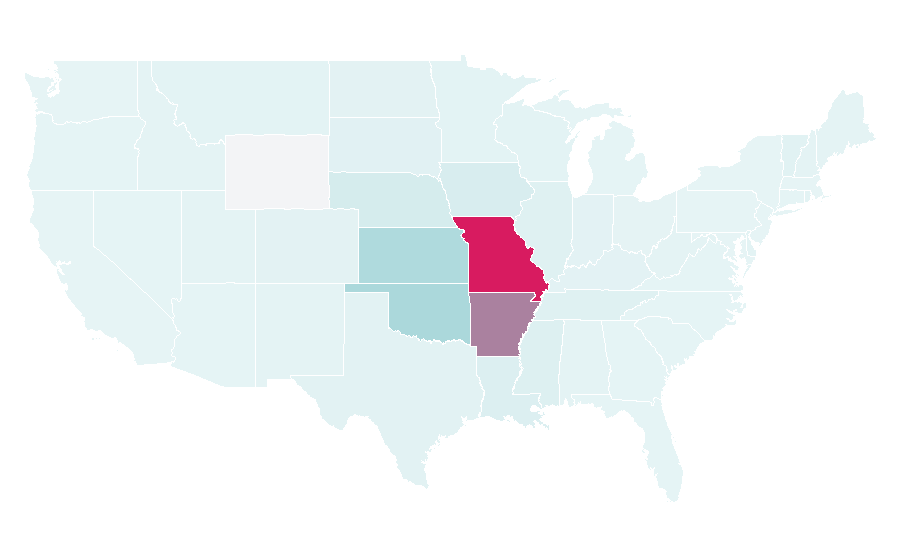 Affinity by region — Silver Dollar City, United States