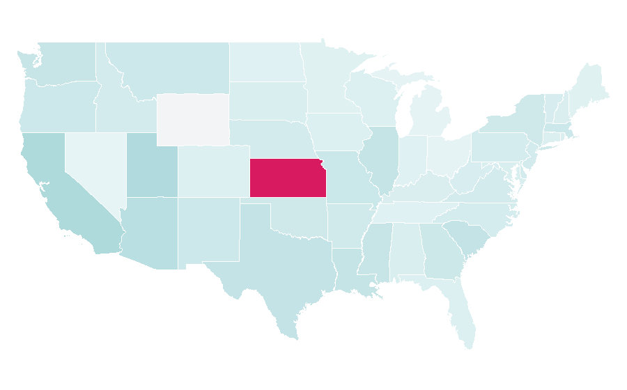 Affinity by region — Silver Jewellery, United States