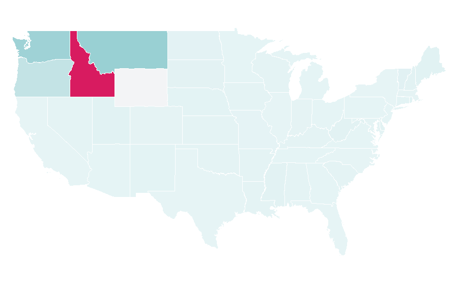 Affinity by region — Silverwood Theme Park, United States