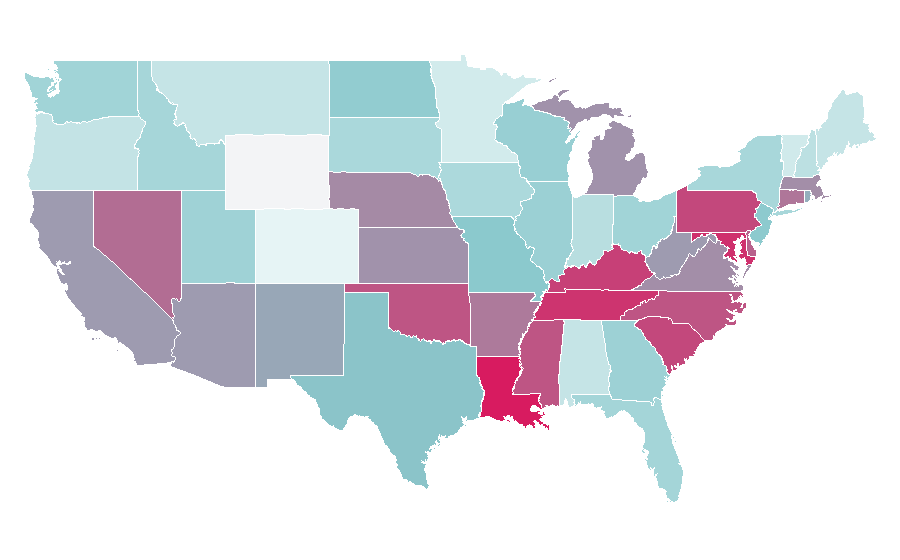 Affinity by region — Similac, United States