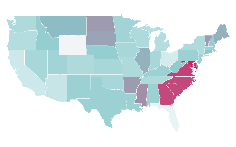 Affinity by region — Single-family detached home, United States