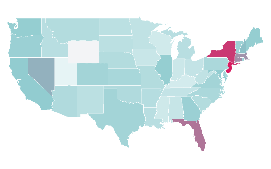 Affinity by region — Single malt scotch, United States