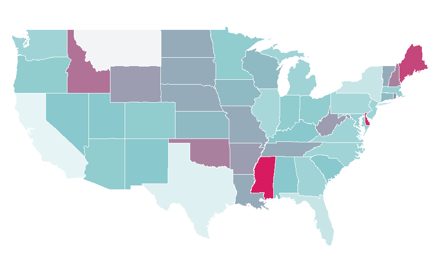 Affinity by region — Single-serve coffee container, United States