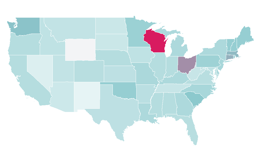 Affinity by region — Sirens, United States