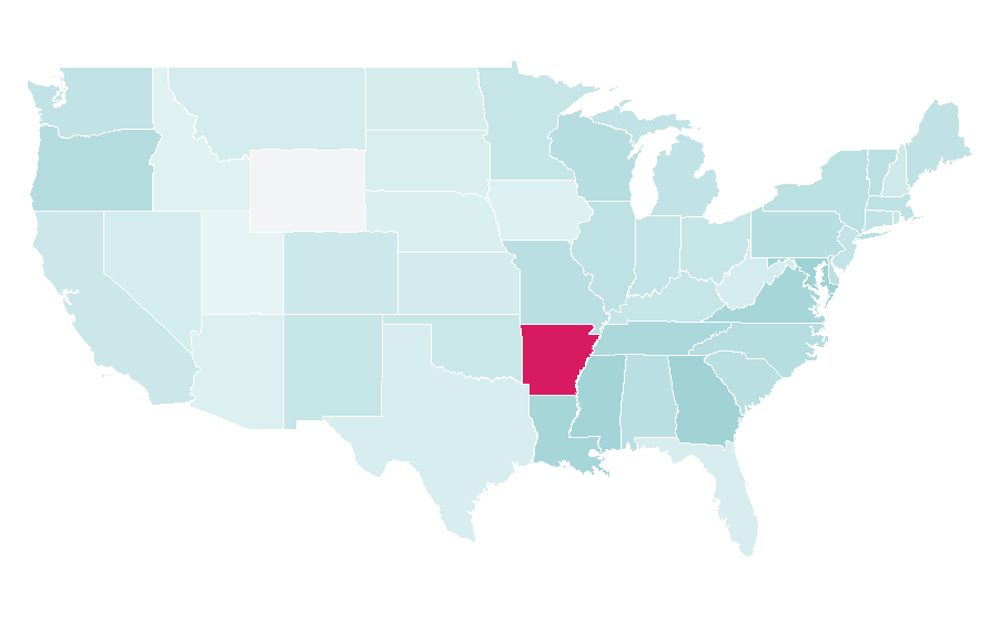 Affinity by region — Sister Rosetta Tharpe, United States