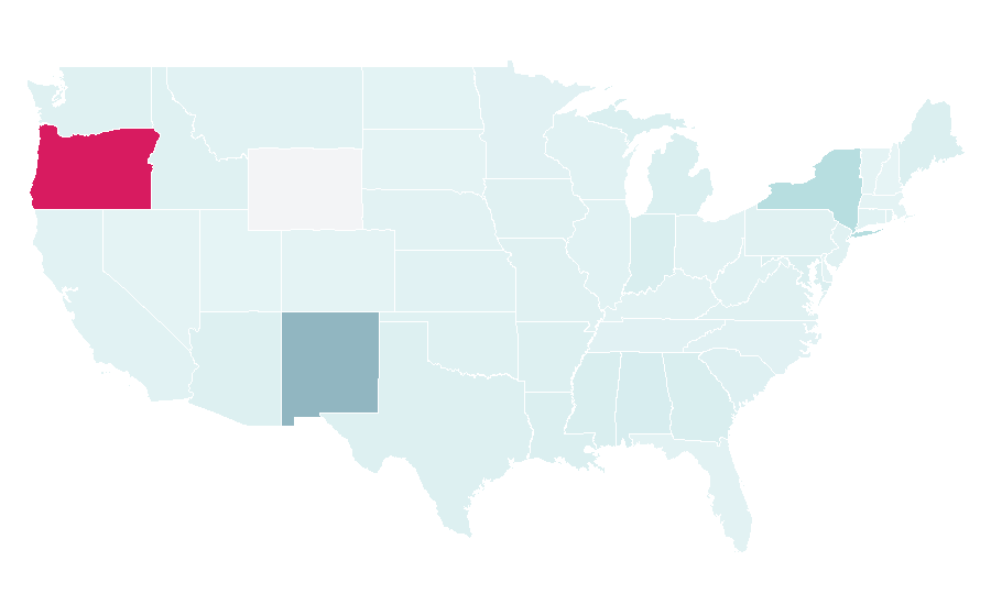 Affinity by region — Sisters (2015 film), United States