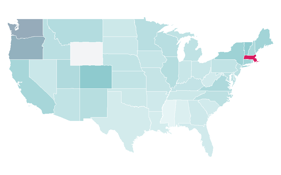 Affinity by region — Ska, United States